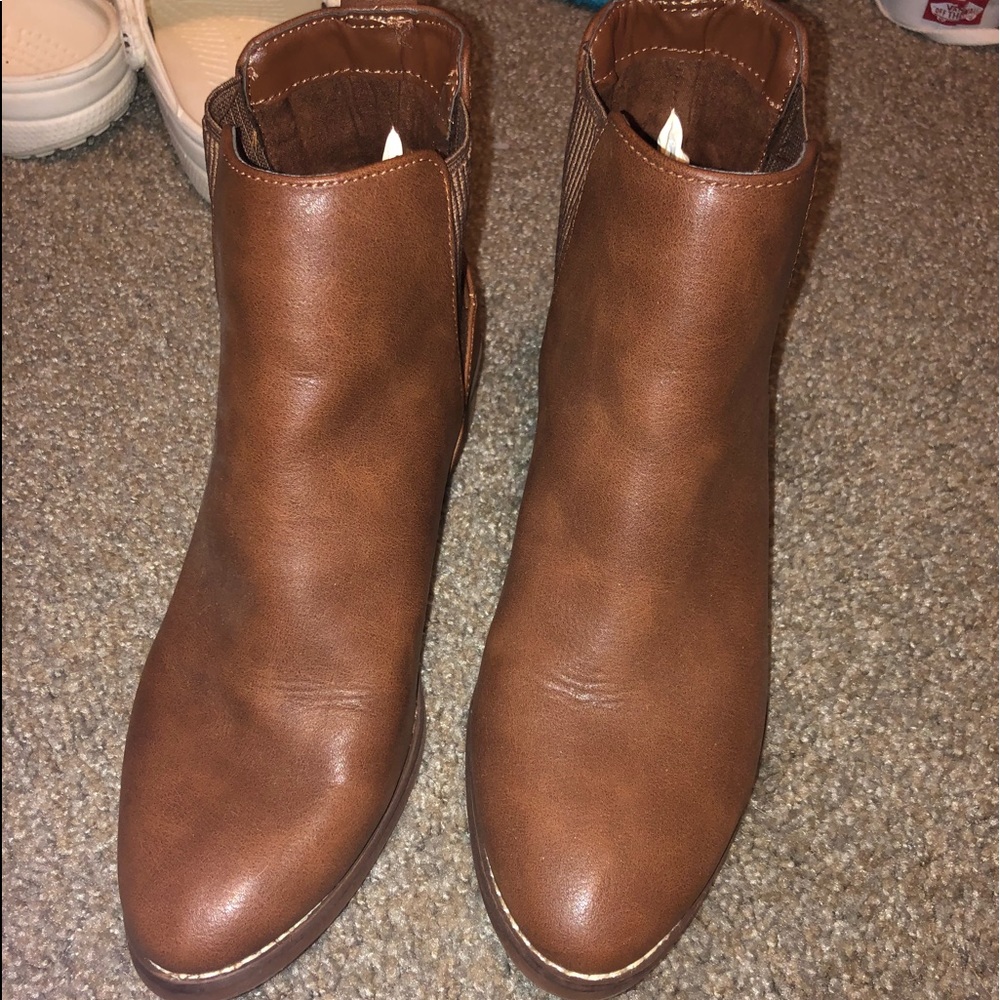 heeled fall booties